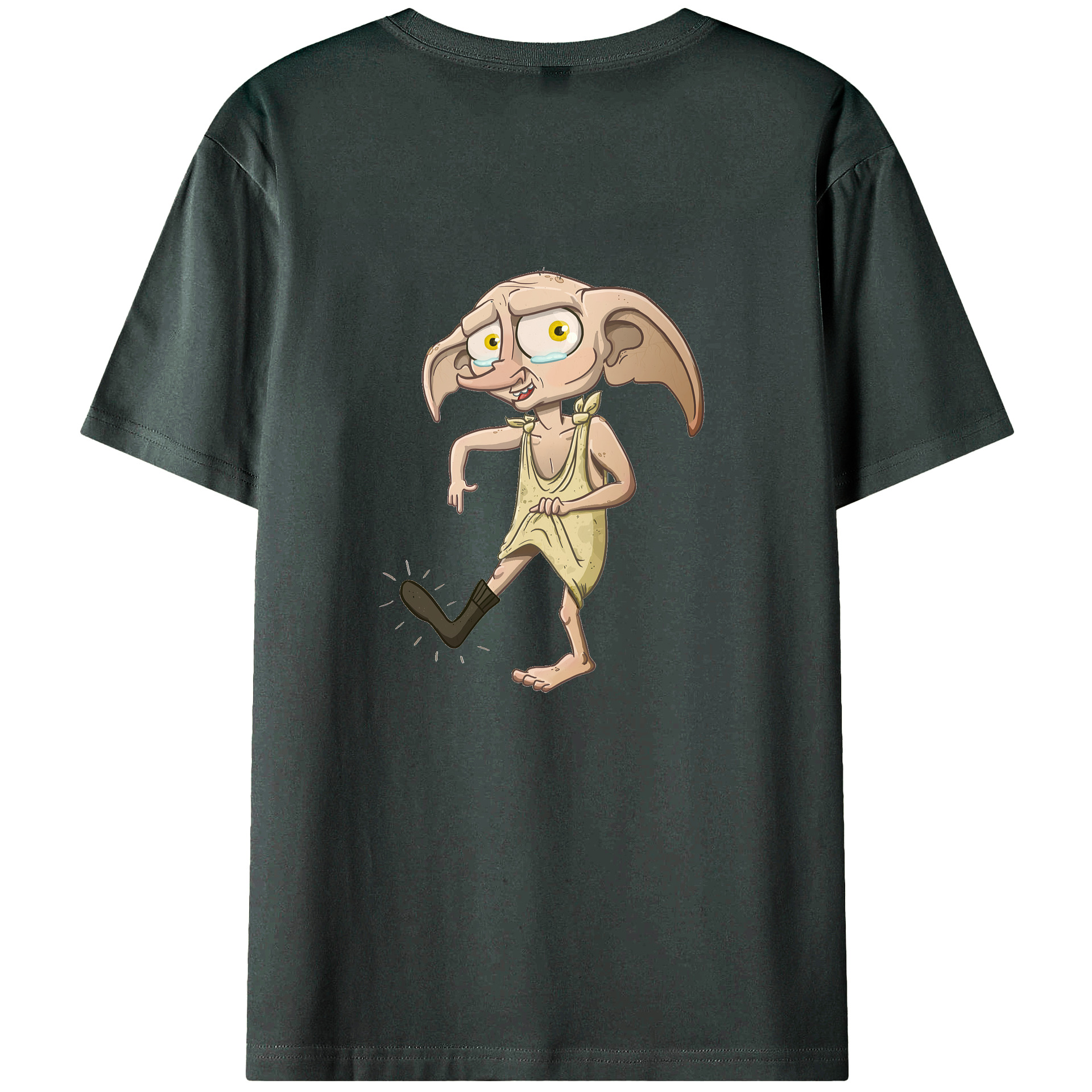 （画像用） Harry Potter ハリー・ポッターシリーズ 綿100％ メンズ半袖Tシャツ（バックプリント） 通気性